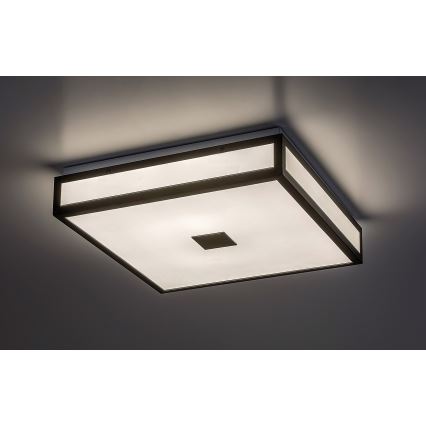 Rabalux - LED Koupelnové stropní svítidlo LED/24W/230V IP44 4000K 40x40 cm černá