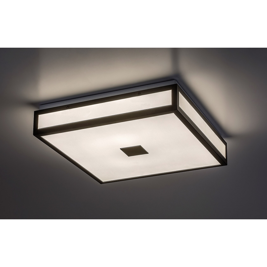 Rabalux - LED Koupelnové stropní svítidlo LED/24W/230V IP44 4000K 40x40 cm černá
