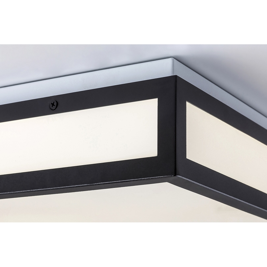 Rabalux - LED Koupelnové stropní svítidlo LED/24W/230V IP44 4000K 40x40 cm černá