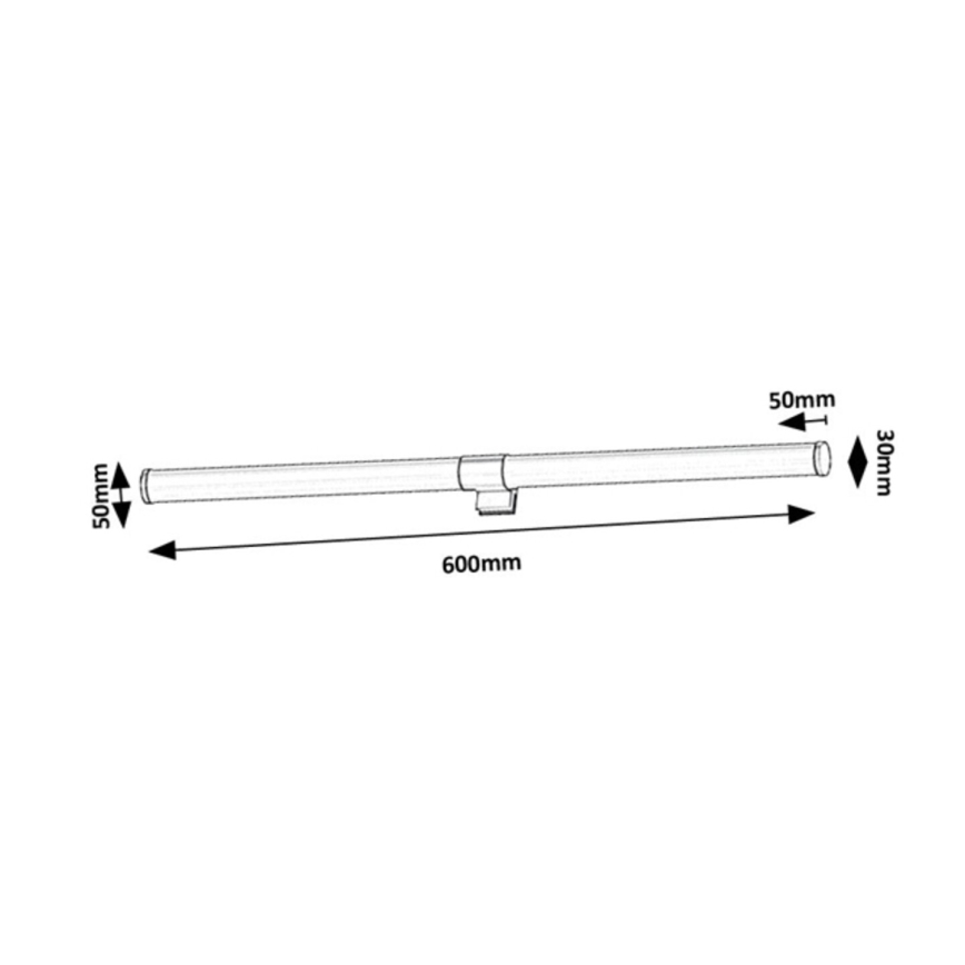 Rabalux - LED Koupelnové osvětlení zrcadla LED/8W/230V IP44 60 cm