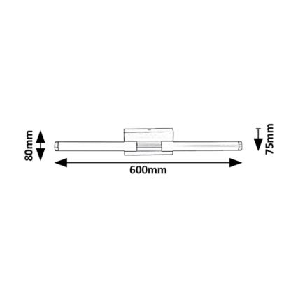 Rabalux - LED Koupelnové nástěnné svítidlo LED/8W/230V 4000K IP44