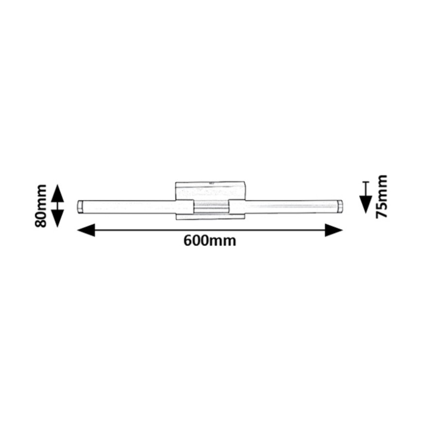Rabalux - LED Koupelnové nástěnné svítidlo LED/8W/230V 4000K IP44