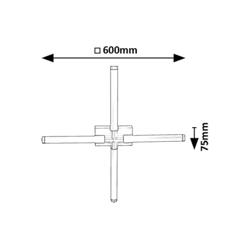 Rabalux - LED Koupelnové nástěnné svítidlo LED/16W/230V 4000K IP44