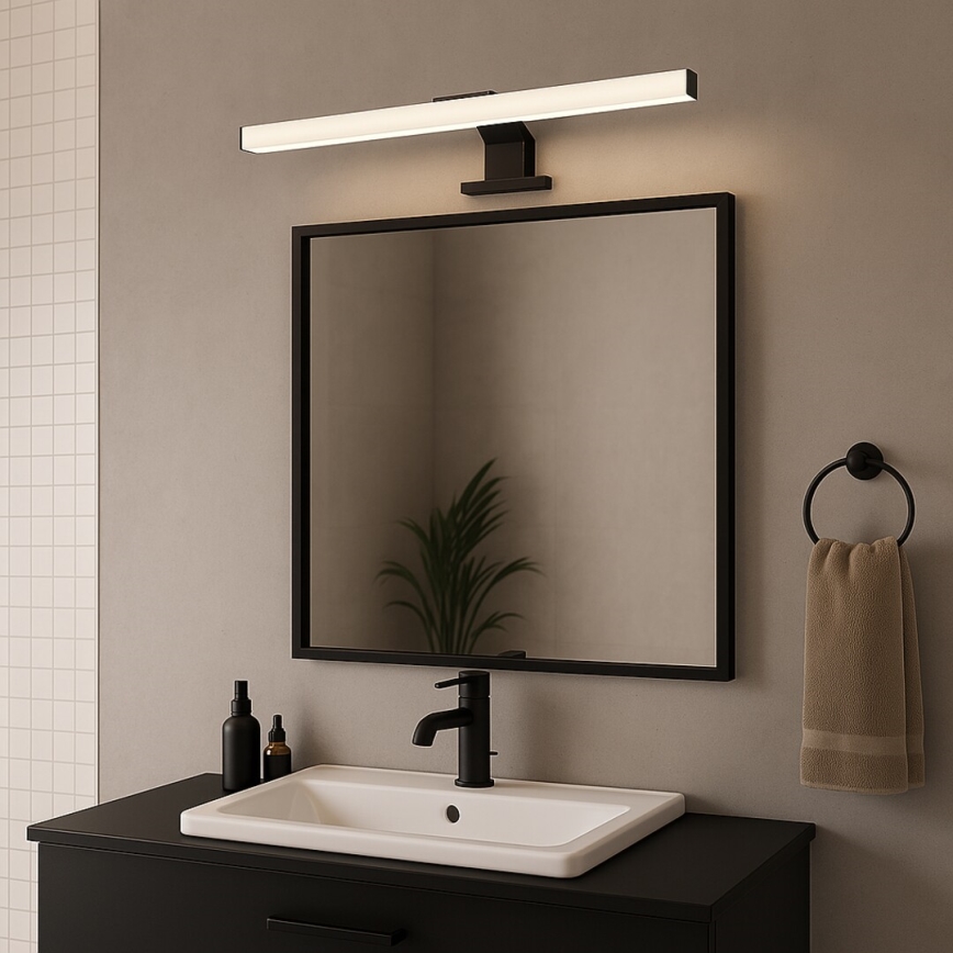 Rabalux - LED Koupelnové osvětlení zrcadla LED/9W/230V IP44 60 cm černá