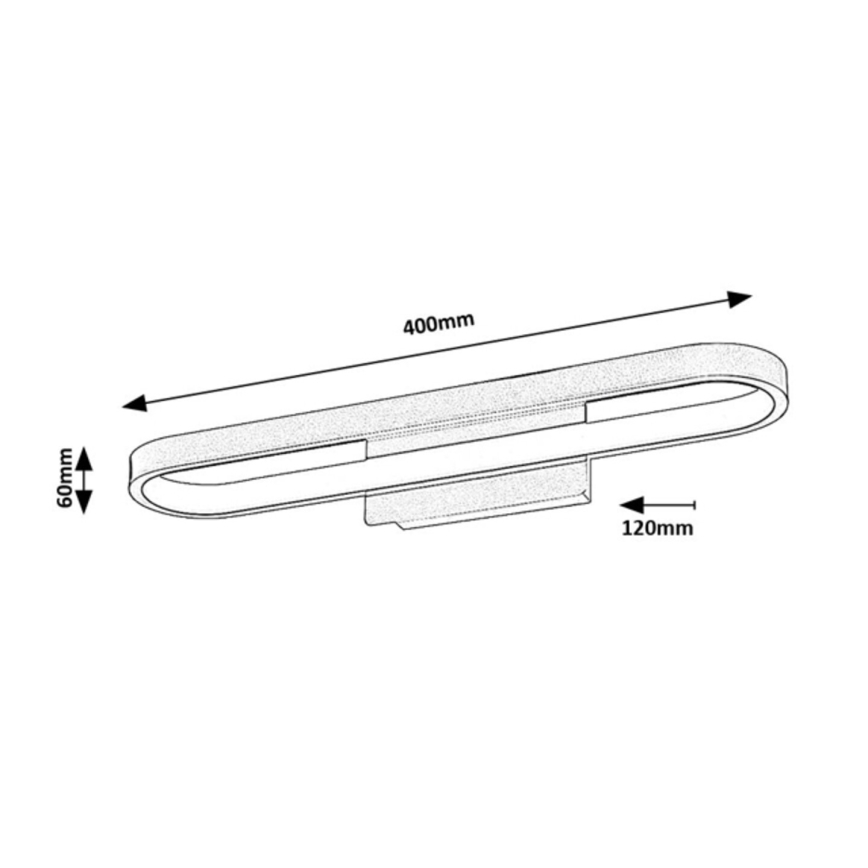 Rabalux - LED Koupelnové osvětlení zrcadla LED/15W/230V IP44 40 cm