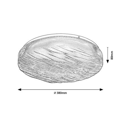 Rabalux - LED Koupelnové stropní svítidlo LED/24W/230V IP44 4000K pr. 38 cm
