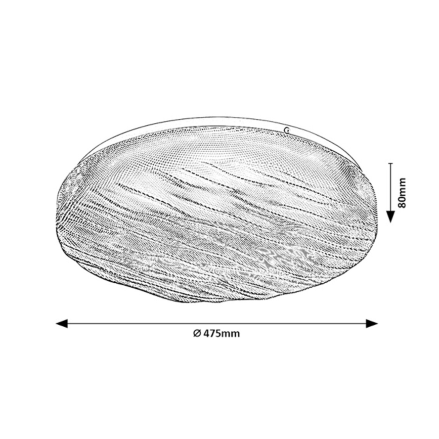 Rabalux - LED Koupelnové stropní svítidlo LED/36W/230V IP44 4000K pr. 47,5 cm