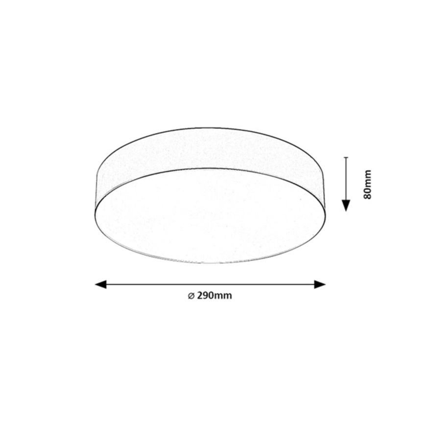 Rabalux - Venkovní stropní svítidlo 2xE27/9W/230V pr. 29 cm IP43 béžová