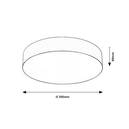 Rabalux - Venkovní stropní svítidlo 3xE27/9W/230V pr. 39 cm IP43 béžová