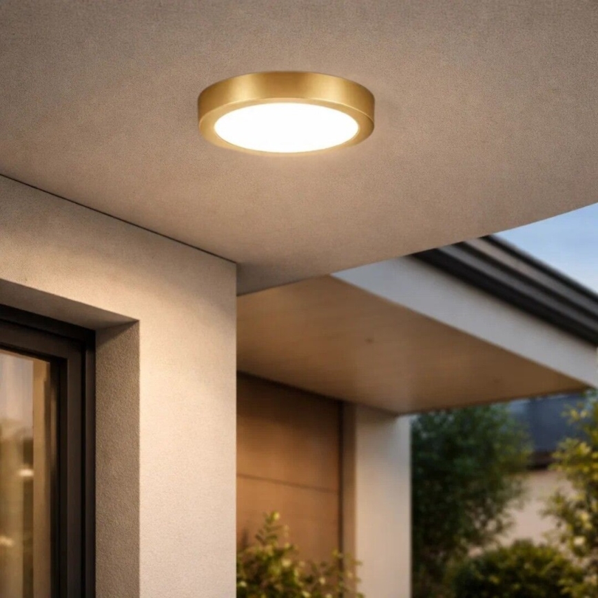 Rabalux - LED Koupelnové stropní svítidlo LED/30W/230V pr. 30 cm IP44 zlatá