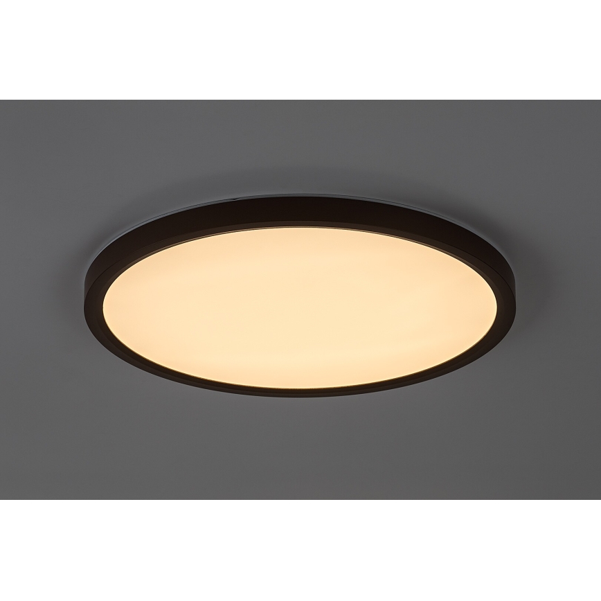 Rabalux - LED Koupelnové stropní svítidlo LED/24W/230V 3000/4000/6000K pr. 40 cm IP44 hnědá
