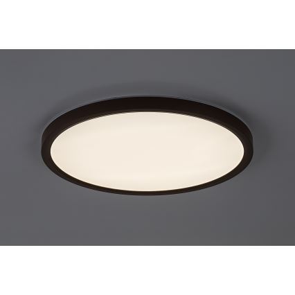 Rabalux - LED Koupelnové stropní svítidlo LED/24W/230V 3000/4000/6000K pr. 40 cm IP44 hnědá