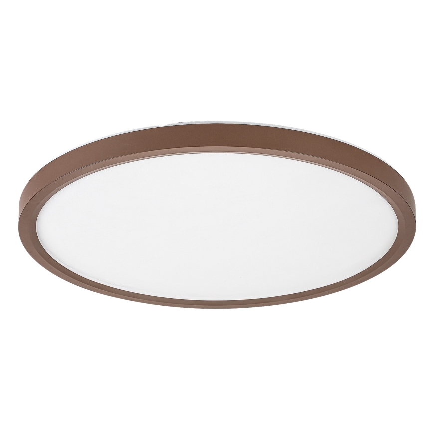 Rabalux - LED Koupelnové stropní svítidlo LED/24W/230V 3000/4000/6000K pr. 40 cm IP44 hnědá