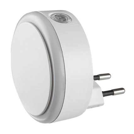 Rabalux - LED Noční světlo se senzorem soumraku do zásuvky LED/0,3W/230V 3000K