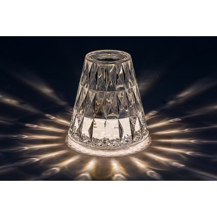 Rabalux - LED RGB Stmívatelná nabíjecí stolní lampa LED/2W/5V/3xAAA 3000K