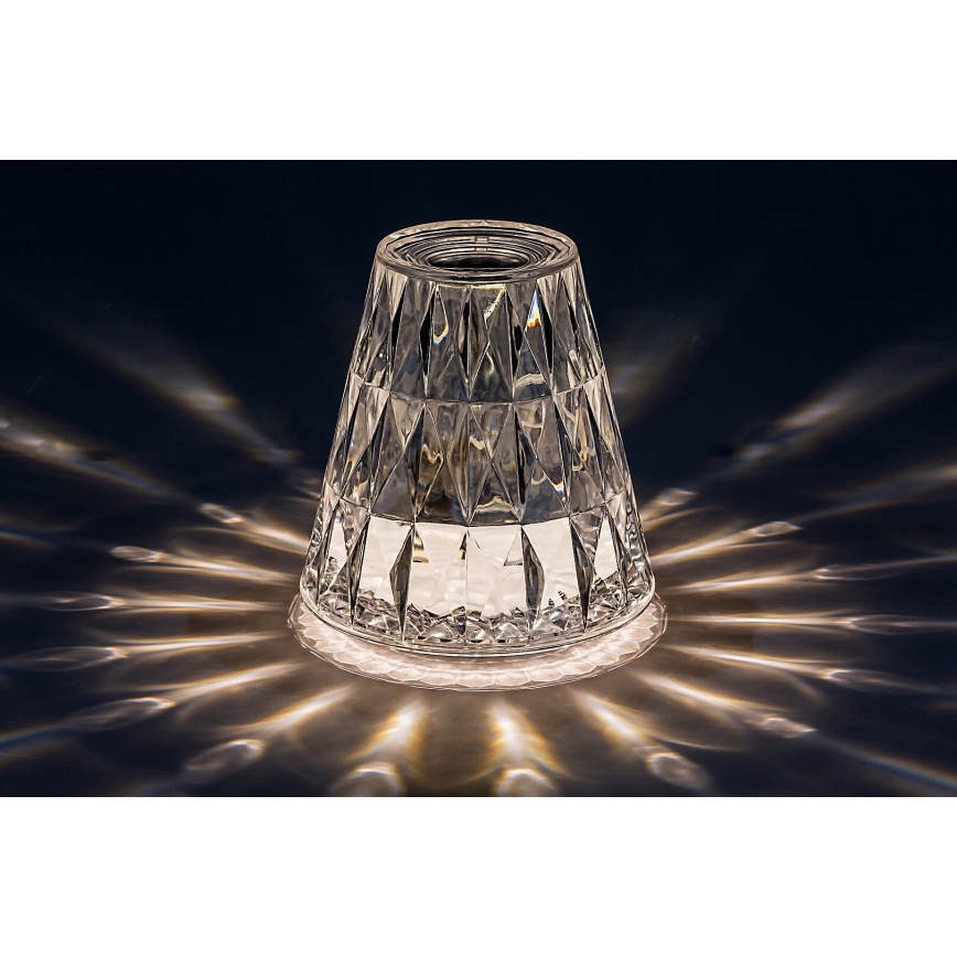Rabalux - LED RGB Stmívatelná nabíjecí stolní lampa LED/2W/5V/3xAAA 3000K