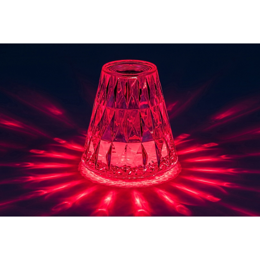 Rabalux - LED RGB Stmívatelná nabíjecí stolní lampa LED/2W/5V/3xAAA 3000K