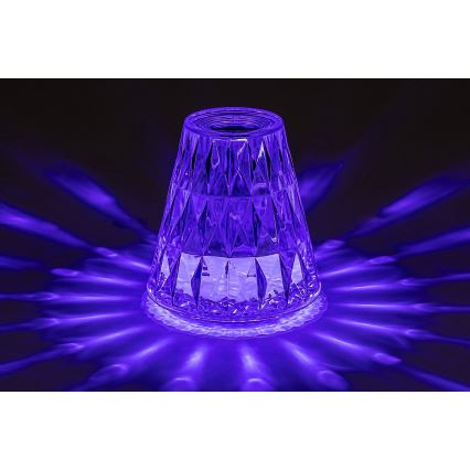 Rabalux - LED RGB Stmívatelná nabíjecí stolní lampa LED/2W/5V/3xAAA 3000K