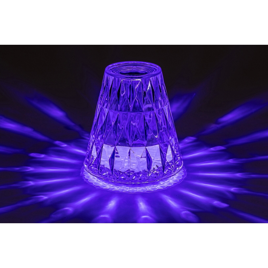 Rabalux - LED RGB Stmívatelná nabíjecí stolní lampa LED/2W/5V/3xAAA 3000K
