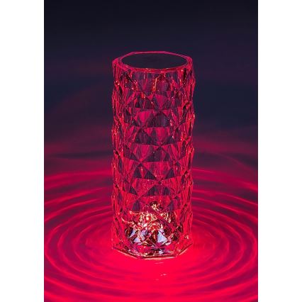 Rabalux 76015 - LED RGB Stmívatelná stolní nabíjecí lampa SIGGY LED/1,5W/3,7V 800 mAh
