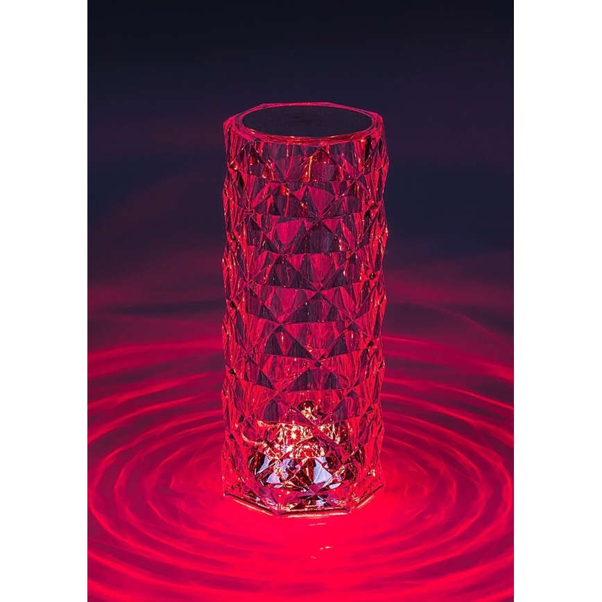 Rabalux 76015 - LED RGB Stmívatelná stolní nabíjecí lampa SIGGY LED/1,5W/3,7V 800 mAh