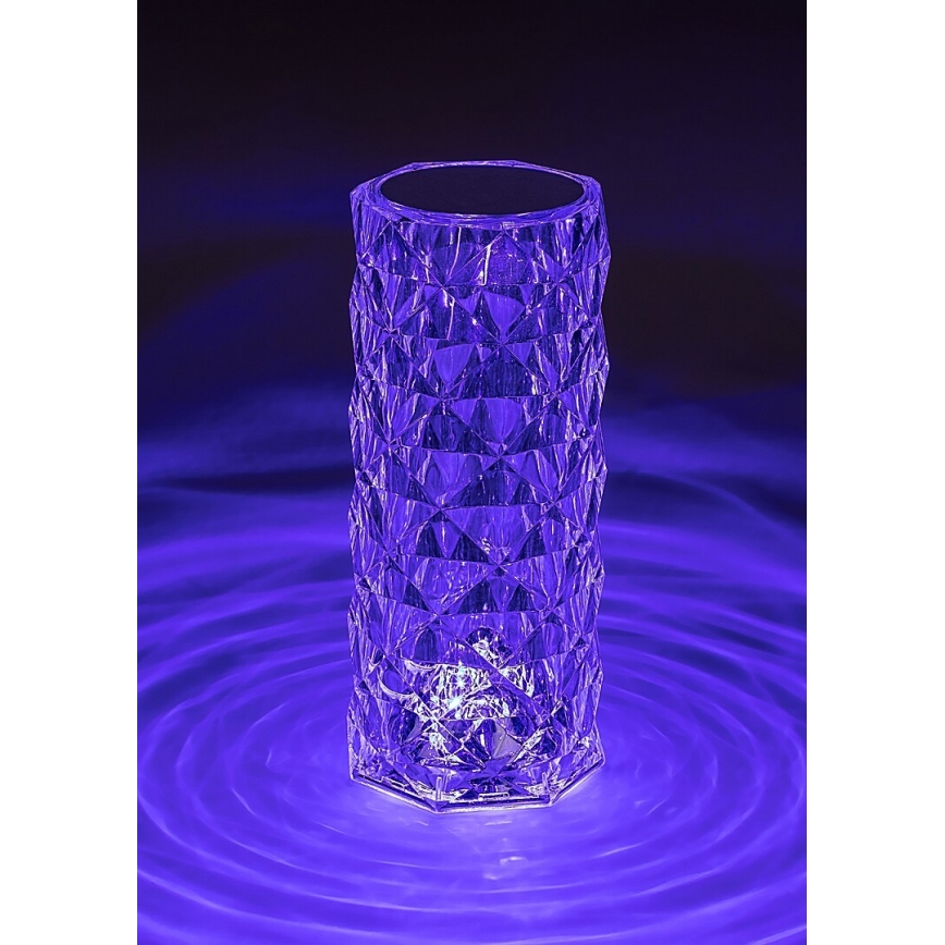 Rabalux 76015 - LED RGB Stmívatelná stolní nabíjecí lampa SIGGY LED/1,5W/3,7V 800 mAh