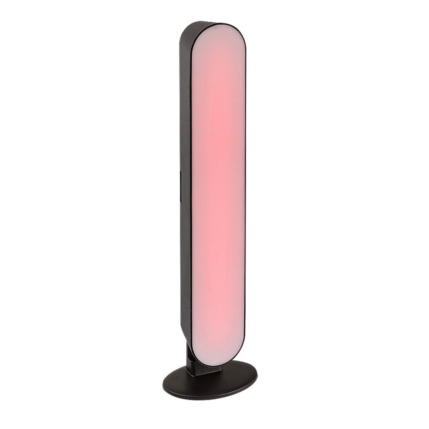 Rabalux - LED RGB Stmívatelná stolní lampa LED/3W/5V černá + dálkové ovládání