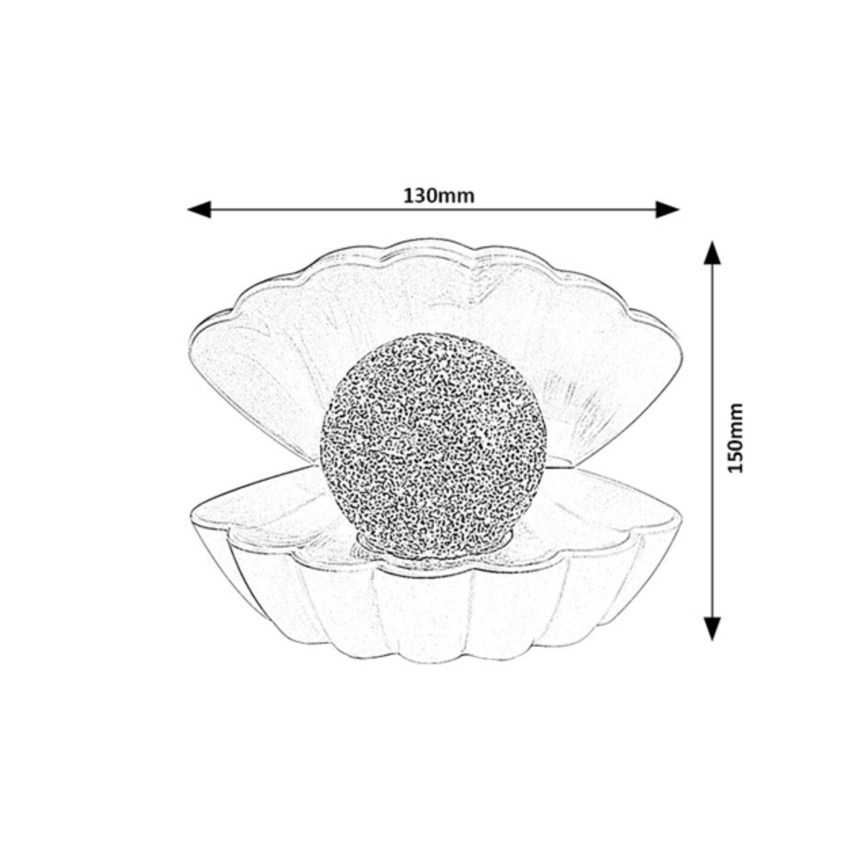 Rabalux - LED RGB Dekorační lampa LED/0,8W/3xAAA