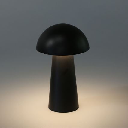 Rabalux - LED Stmívatelná dotyková nabíjecí venkovní lampa LED/1,5W/5V IP44 1200 mAh USB černá