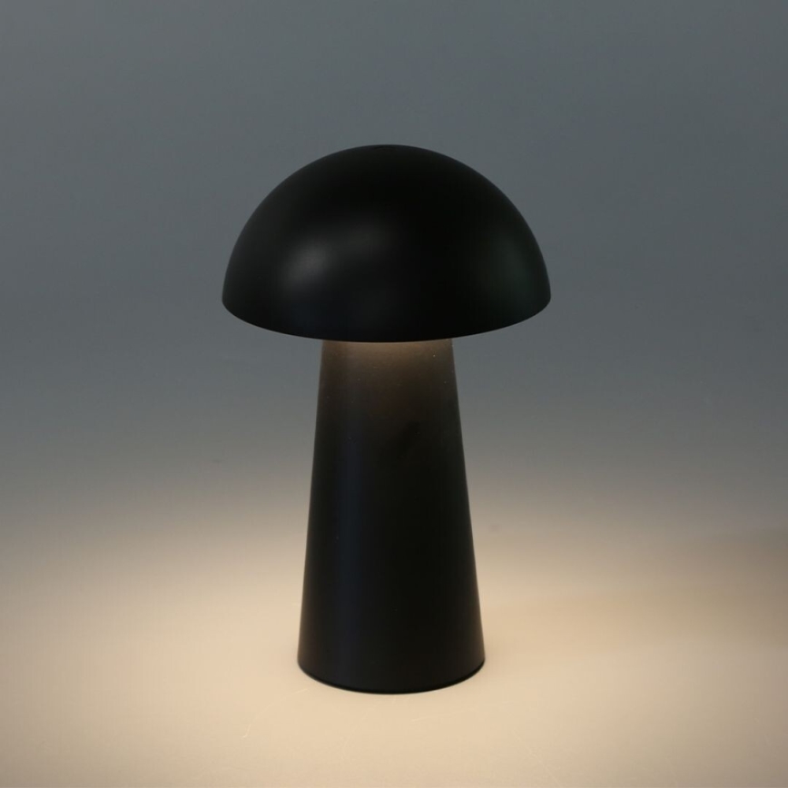 Rabalux - LED Stmívatelná dotyková nabíjecí venkovní lampa LED/1,5W/5V IP44 1200 mAh USB černá