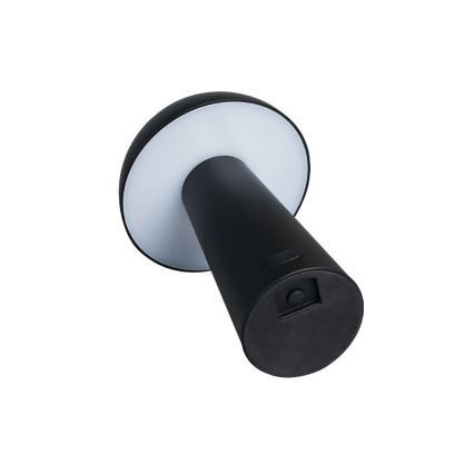 Rabalux - LED Stmívatelná dotyková nabíjecí venkovní lampa LED/1,5W/5V IP44 1200 mAh USB černá