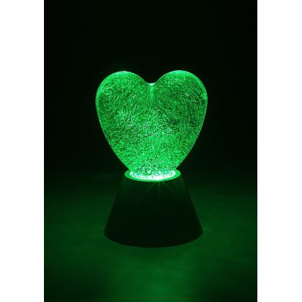 Rabalux - LED RGB Dekorační lampa LED/0,8W/3xAA srdce