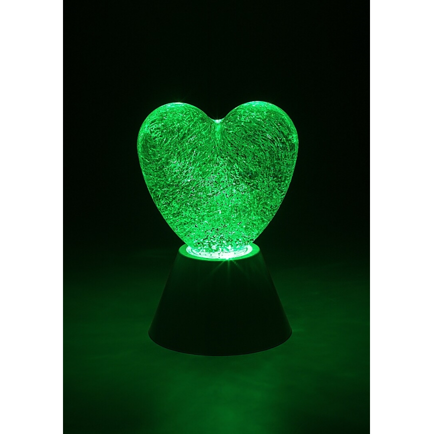 Rabalux - LED RGB Dekorační lampa LED/0,8W/3xAA srdce