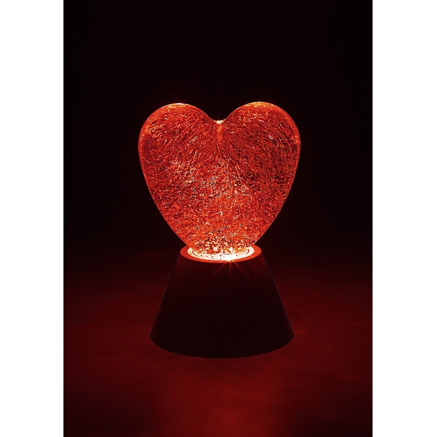 Rabalux - LED RGB Dekorační lampa LED/0,8W/3xAA srdce