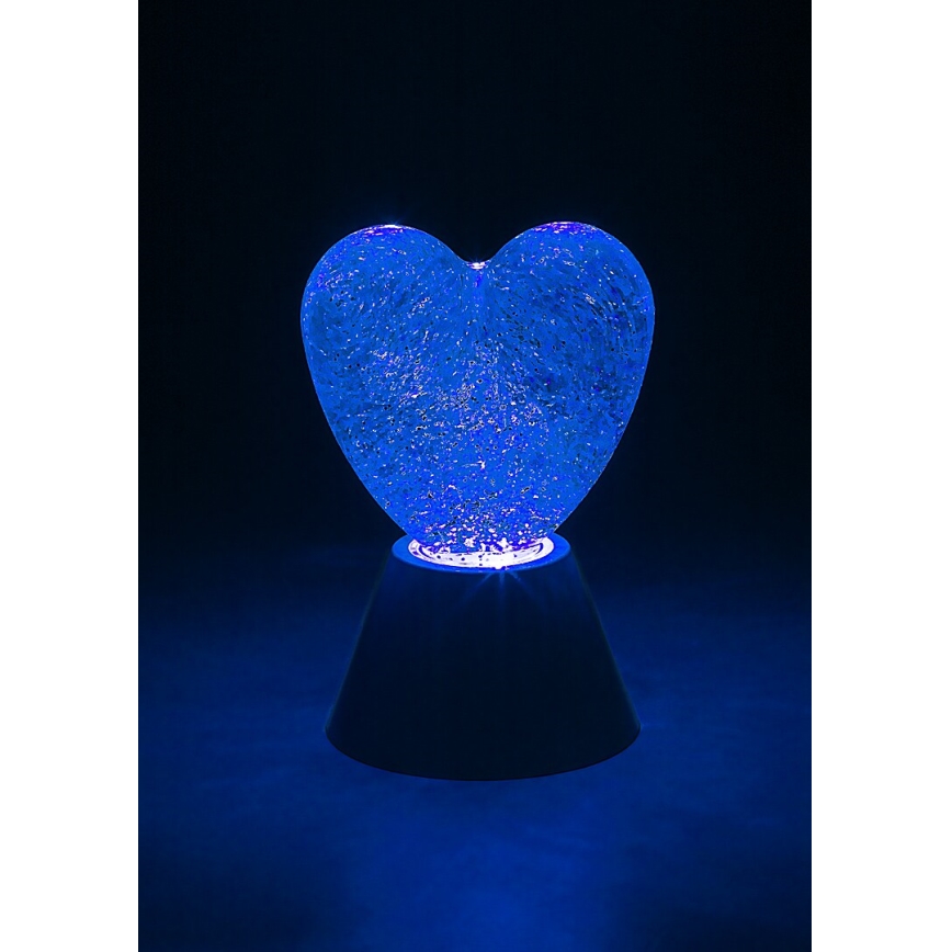 Rabalux - LED RGB Dekorační lampa LED/0,8W/3xAA srdce