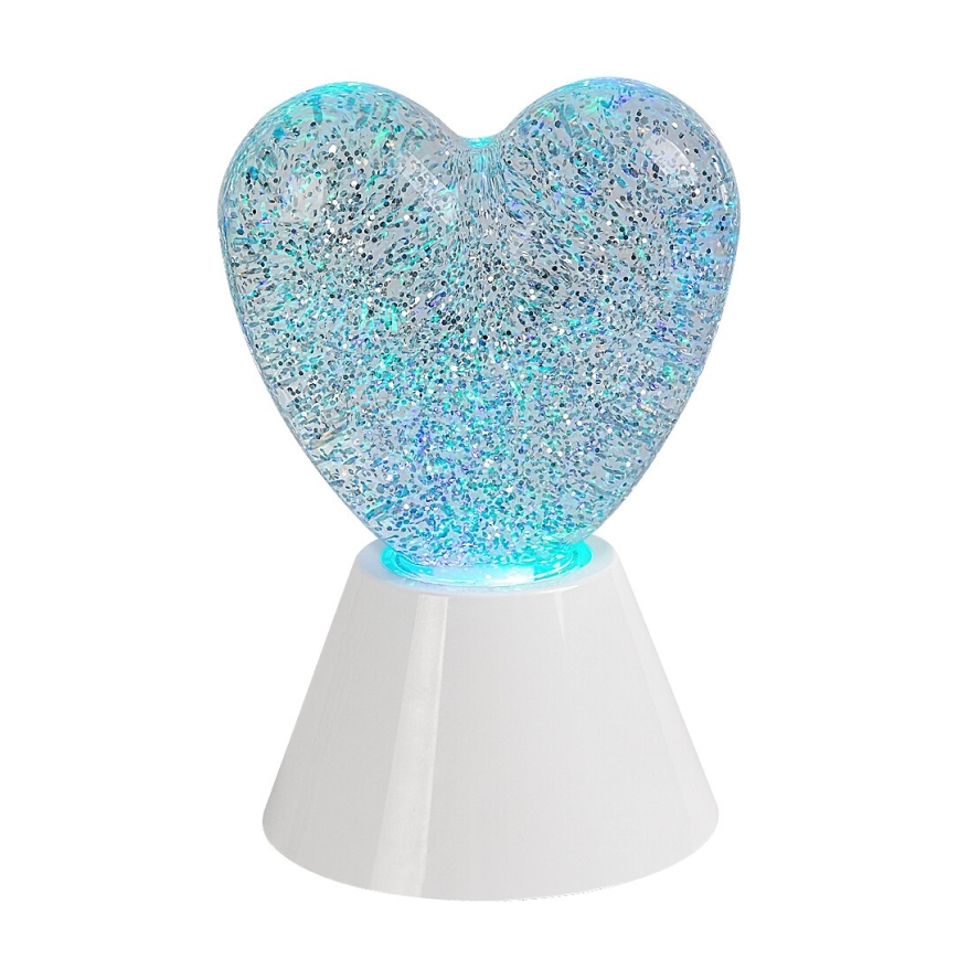 Rabalux - LED RGB Dekorační lampa LED/0,8W/3xAA srdce
