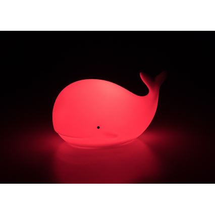 Rabalux - LED RGB Dotykové noční světlo LED/0,05W/1xCR2032 velryba