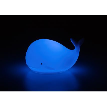Rabalux - LED RGB Dotykové noční světlo LED/0,05W/1xCR2032 velryba
