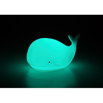 Rabalux - LED RGB Dotykové noční světlo LED/0,05W/1xCR2032 velryba