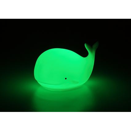 Rabalux - LED RGB Dotykové noční světlo LED/0,05W/1xCR2032 velryba