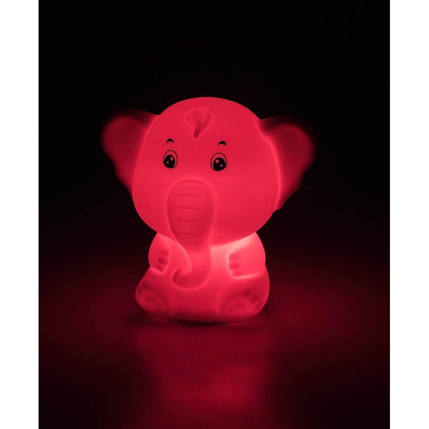 Rabalux - LED RGB Dotykové noční světlo LED/0,05W/1xCR2032 slon