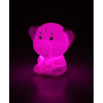 Rabalux - LED RGB Dotykové noční světlo LED/0,05W/1xCR2032 slon