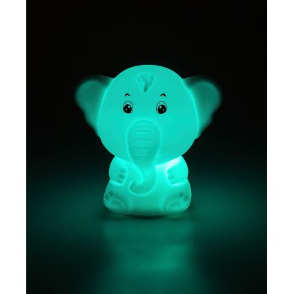 Rabalux - LED RGB Dotykové noční světlo LED/0,05W/1xCR2032 slon