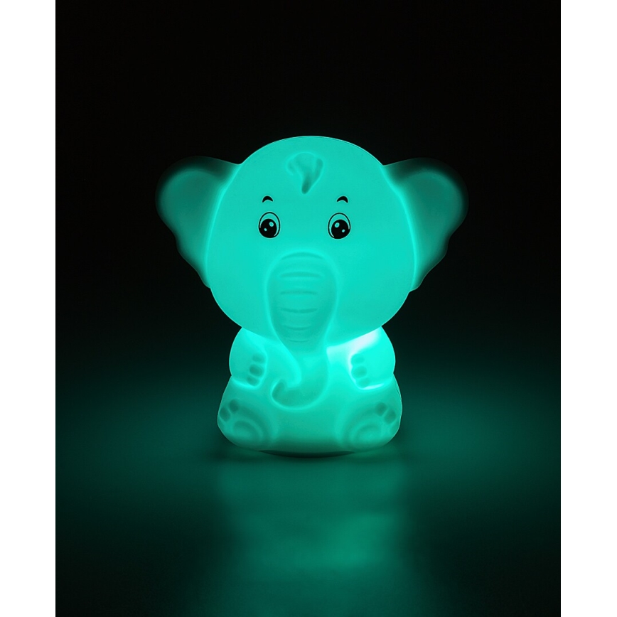 Rabalux - LED RGB Dotykové noční světlo LED/0,05W/1xCR2032 slon