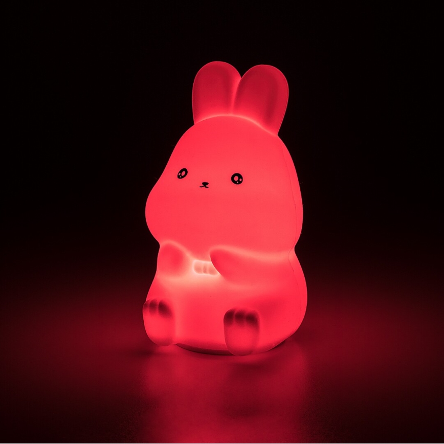 Rabalux - LED RGB Dotykové noční světlo LED/0,05W/1xCR2032 králík