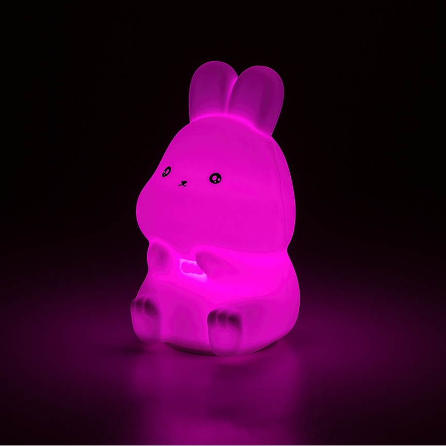 Rabalux - LED RGB Dotykové noční světlo LED/0,05W/1xCR2032 králík