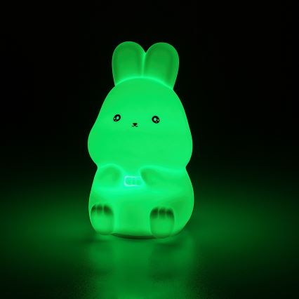 Rabalux - LED RGB Dotykové noční světlo LED/0,05W/1xCR2032 králík