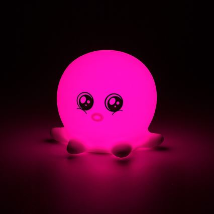 Rabalux - LED RGB Dotykové noční světlo LED/0,05W/1xCR2032 chobotnice