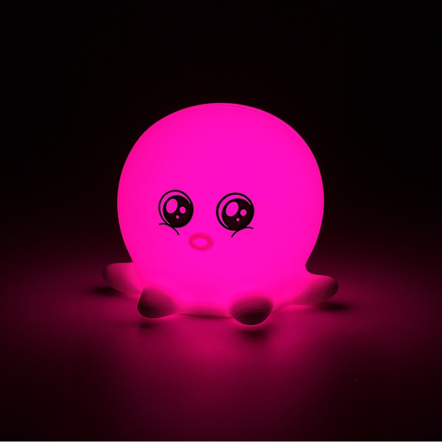 Rabalux - LED RGB Dotykové noční světlo LED/0,05W/1xCR2032 chobotnice