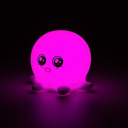 Rabalux - LED RGB Dotykové noční světlo LED/0,05W/1xCR2032 chobotnice